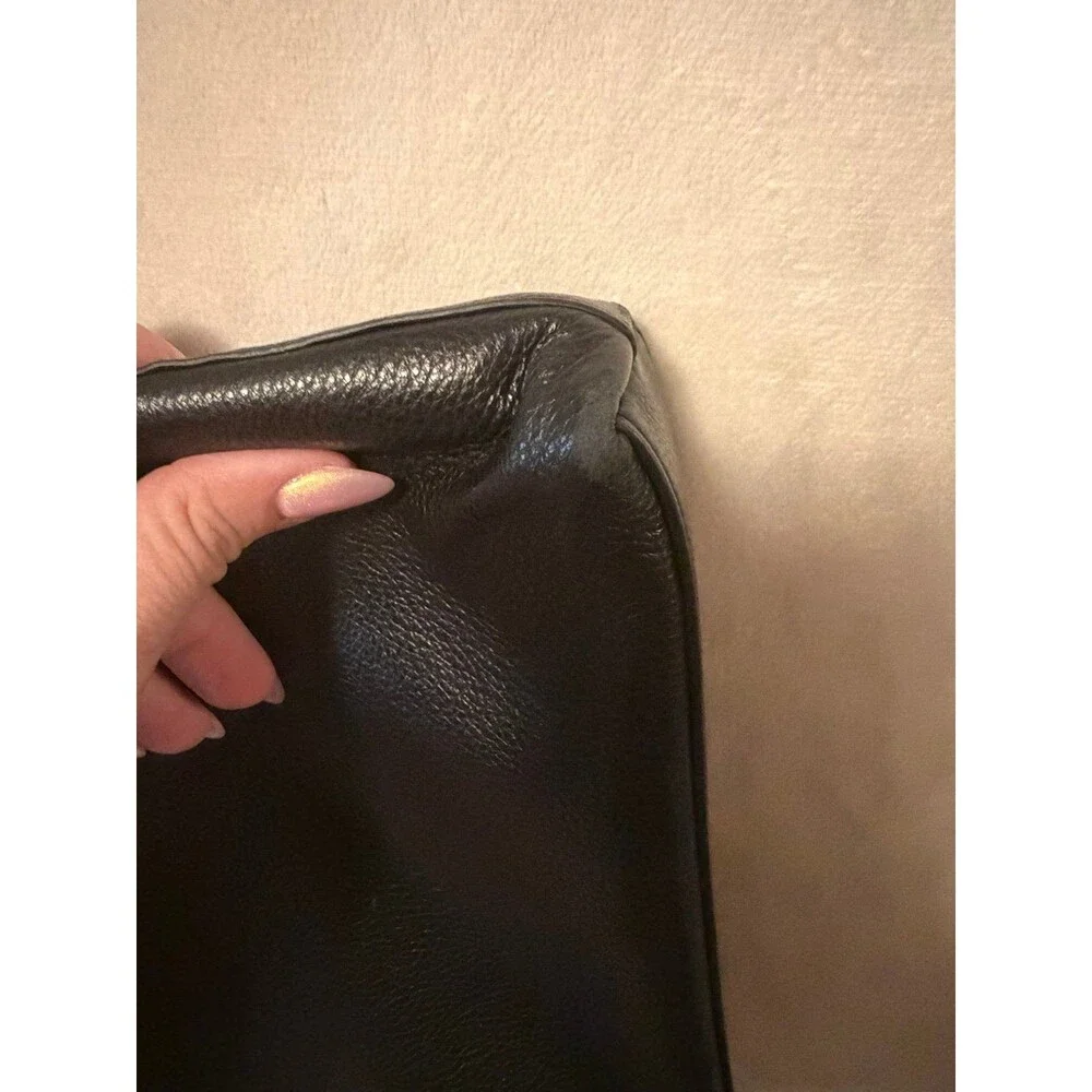 Kate Spade New York Black Pebbled Leather Crossbody Bag Zip Purse